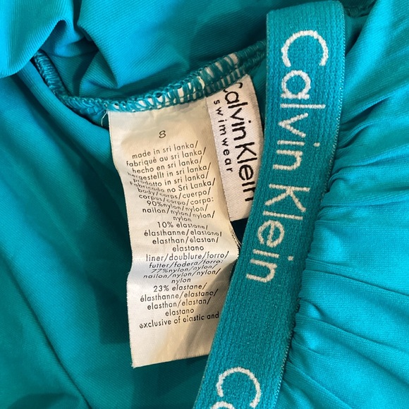 Calvin Klein Bathing Dress Size 8 - Picture 5 of 5